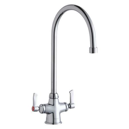 Elkay Faucet Everyday, Pull-Out Spray Kitchen, Lever Handle, Single Hole Only Mount, 1 Hole Commercial LK500GN08L2