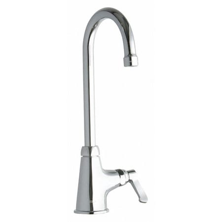 Elkay Food Deck Mount, 10" Spout, 2" Handle, Lever Handle, Single Hole Only Mount, 1 Hole Commercial LK535GN05L2