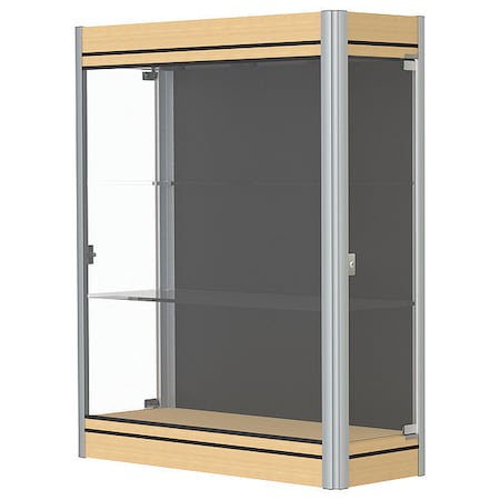Waddell Display Light Wall Case 36x44x14, Black 603-BB-LM-SN
