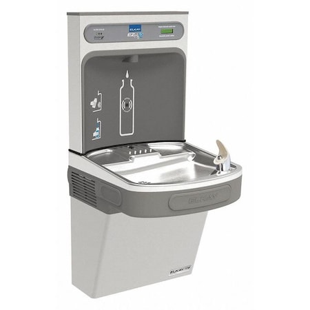 Elkay On-Wall Mount, Yes ADA, Drinking Fountain with Bottle Filler LZSG8WSSK