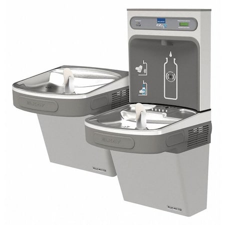 Elkay Indoor, Yes ADA, Drinking Fountain with Bottle Filler LZSTLG8WSLK