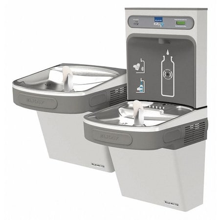 Elkay Indoor, Yes ADA, Bottle Fill Stat Fltr, Ezh2O, w/V 2Grn Ada LZSTLG8WSSK