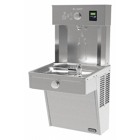 Elkay On-Wall Mount, Yes ADA, Bottle Fill Stat, Vr Ezh2O, w/1 Vr VRC8WSK