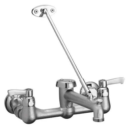 Elkay Faucet, Pre-Rinse, 14" Add-On Spout, Lever Handle, 2 Hole Commercial LKB940C