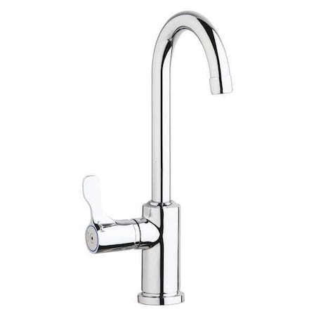 Elkay Drain Fitting Flat Grid Strainer, Lever Handle, Single Hole Only Mount, 1 Hole Commercial LKD208513LC