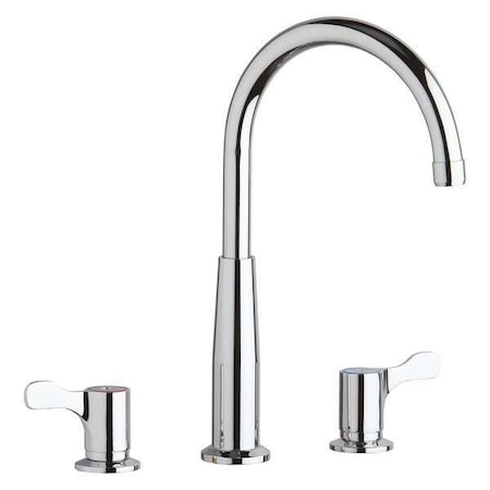 Elkay Faucet, Sensor Scrub/Handwash, Deck Mount, Lever Handle, 8" Mount, 3 Hole Commercial LKD232SC