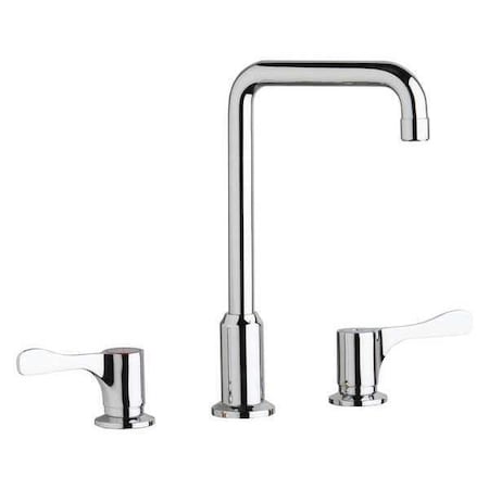 Elkay Faucet, Service/Utility Wall Mount, Lever Handle, 8" Mount, 3 Hole Residential / Commercial LKD2437BHC