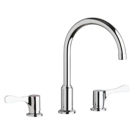 Elkay Faucet, Lever Handle/Bubbler, Lever Handle, 8" Mount, 3 Hole Residential / Commercial LKD2439BHC