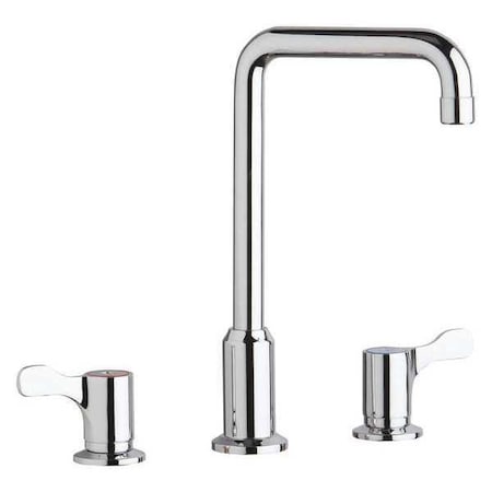 Elkay Flex Kitchen Spout, 16"x7-1/4"x14-3/8, Lever Handle, 8" Mount, 3 Hole Residential / Commercial LKDA2437C