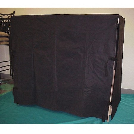 Casco Fire Pit Cover, 8' Regency Log Rack Cover, 8ft., Black 80368