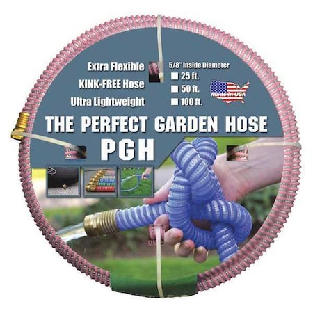 Perfect Garden Hose Garden Hose, Pink 5/8