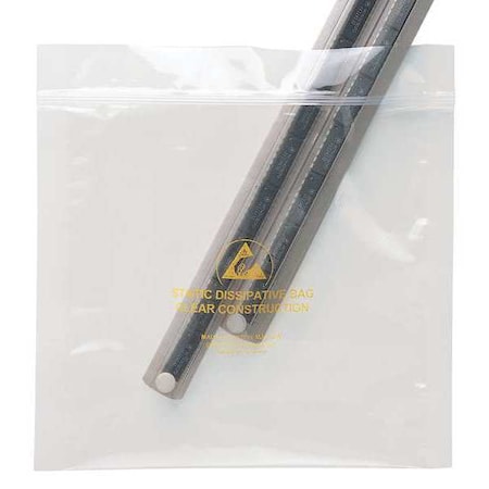 Desco Statfree Clear Bag, 8"x10", PK100 13873