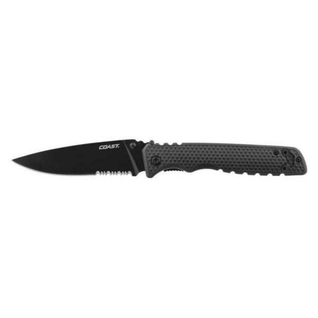 Coast Cutlery Double Lock Folding Knife, 3-29/32" TX399