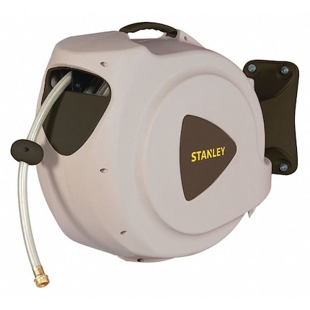 Stanley Automatic Hose Reel, 1/2" Hose Dia., 65 ft. Length BDS6620