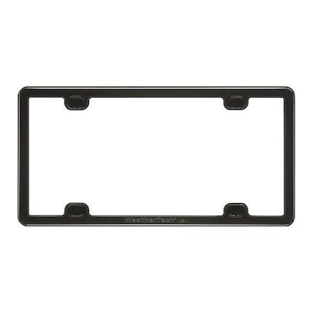 Weathertech License Plate Frame Kit, Black 61020