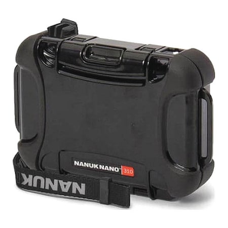 Nanuk Cases Black Micro Case, 5.9"L x 4.3"W x 1.7"D, PK10 310-0001
