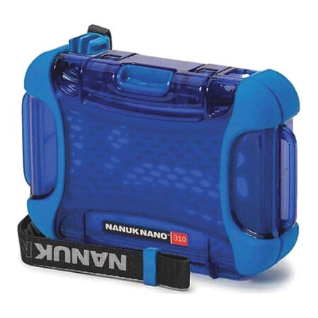 Nanuk Cases Blue Micro Case, 5.9"L x 4.3"W x 1.7"D 310-0008
