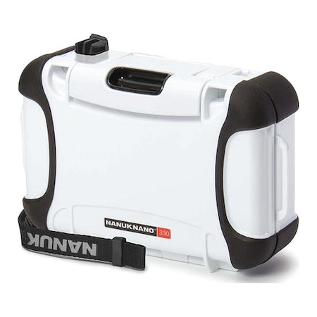 Nanuk Cases White Micro Case, 7.4"L x 5.1"W x 2.6"D 330-0012