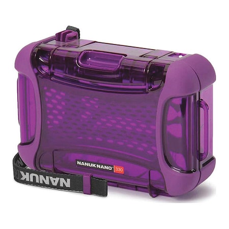 Nanuk Cases Purple Micro Case, 7.4"L x 5.1"W x 2.6"D 330-0013