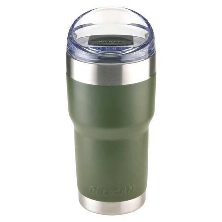 Pelican Traveler Tumbler, Slide Top, 22 oz., Green TRAV-SD22-OD