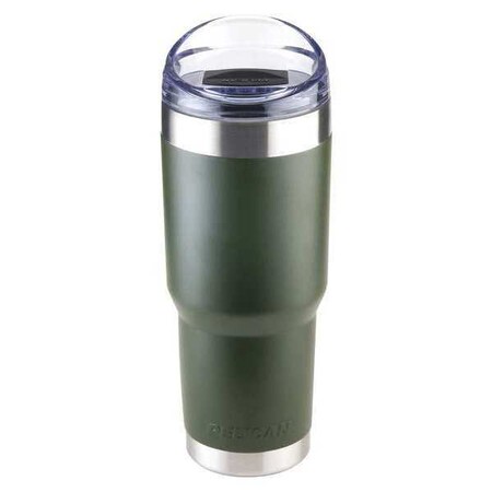 Pelican Traveler Tumbler, Slidetop, 32 oz., Green TRAV-SD32-OD