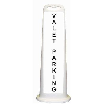 Cortina Safety Products Channelizer, Flat, White, Valet Parking 03-760-WVP