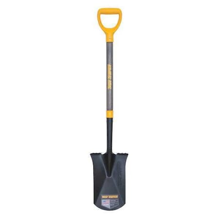 True Temper Border Shovel, Steel Blade, 24 in L Hard Wood Handle 2540800