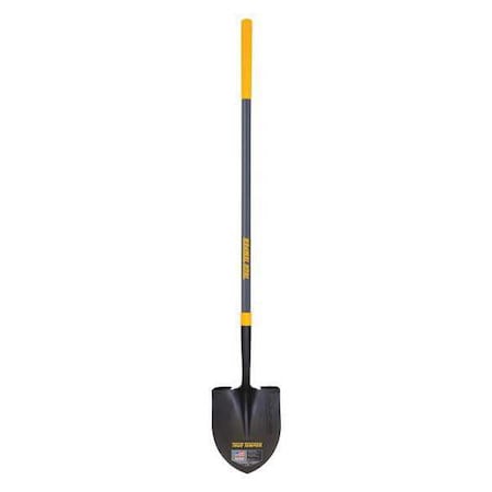 True Temper Round Point Shovel, Forged Steel Blade, 47 in L Fiberglass Handle 2584300