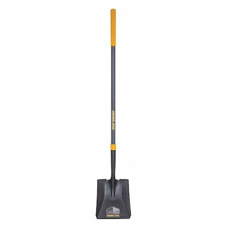 True Temper Square Point Shovel, Forged Steel Blade, 47 in L Fiberglass Handle 2585500
