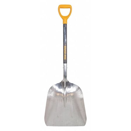 True Temper Scoop Shovel, Aluminum Blade, 26 in L Hard Wood Handle 2681200