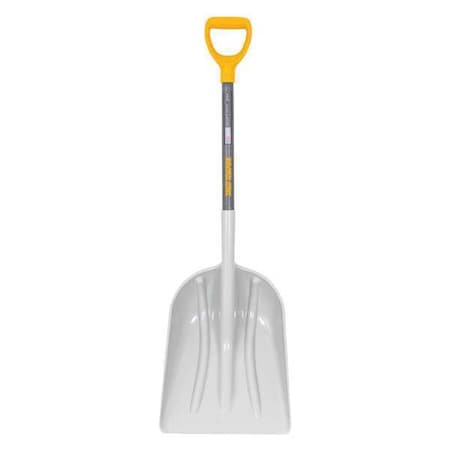 True Temper Scoop Shovel, Poly Blade, 28 in L Wood Handle 2604300