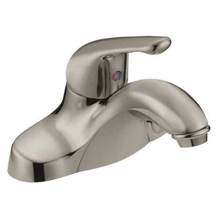 Aquaplumb Lavoratory Faucet, Popup Swan, Satin 1554011