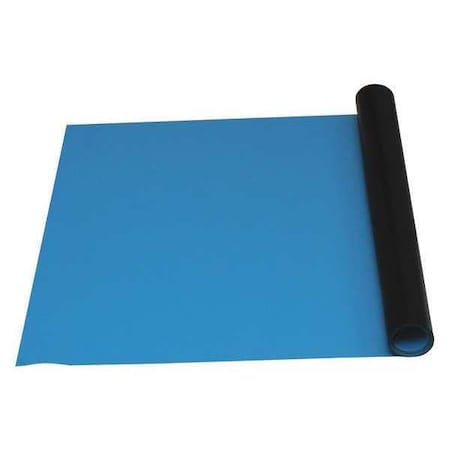 Desco Light Blue Dual-Layer Rubber Roll 66202