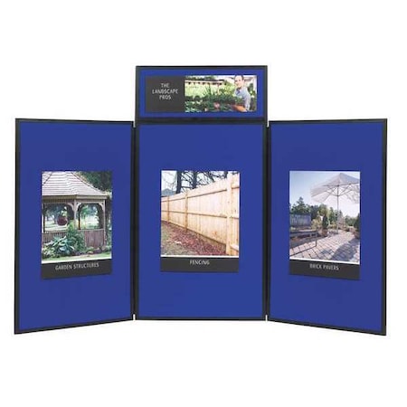 Quartet Three Panel Display System 6ft.x3ft SB93513Q