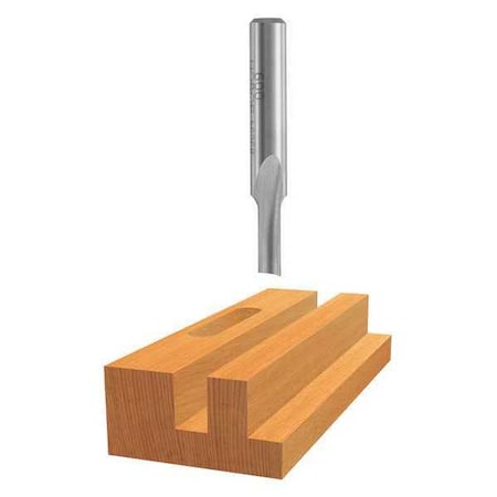Bosch HSS 1-Flute Straight Bit, 1/8"x5/8" 85152