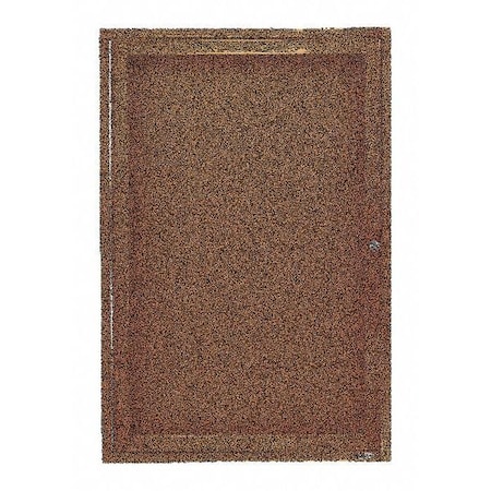 Quartet Enclosed Cork Bulletin Board 2ft x 3ft, Oak 363