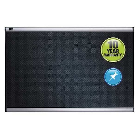 Quartet Foam Bulletin Board 3ft.x2ft., Aluminum frame B343A