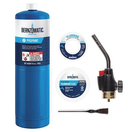 Bernzomatic Trigger Start, Plumbing Torch Kit, PK3 WPK2301