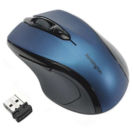 Kensington Mid-Size Wireless Mouse, Sapphire Blue K72421AMA