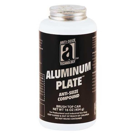 Anti-Seize Technology Alum Plate, Anti-Seize Compound/Lube 16oz 32018