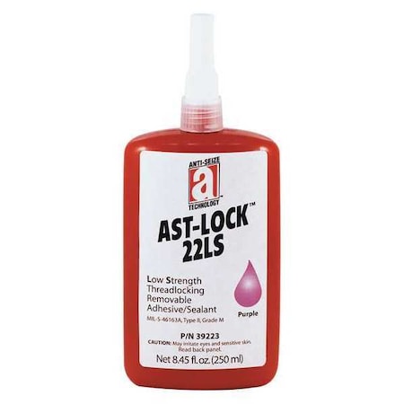 Anti-Seize Technology Low Strength Threadlocker, 250mL 39223