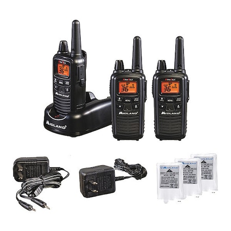 Midland Radio Two Way Radio, 22 Channels, PK3 LXT633VP3