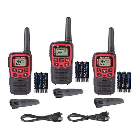 Midland Radio X-Talker Walkie Talkie, 26 Mile Range, PK3 T31X3VP