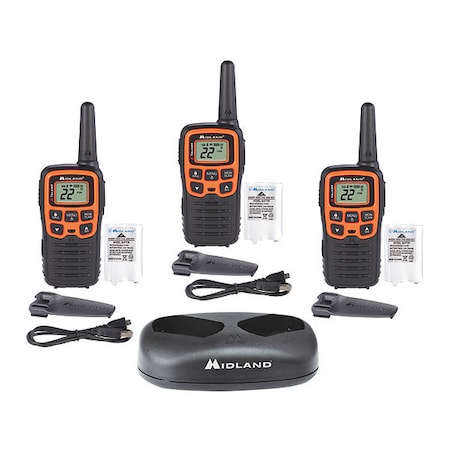 Midland Radio X-Talker Walkie Talkie, 28 Mile Range, PK3 T51X3VP3