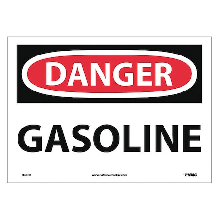 Nmc Danger Gasoline Sign, D40PB D40PB