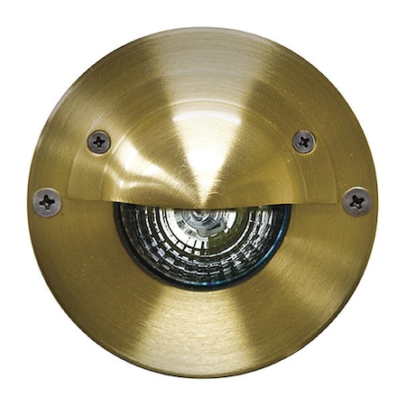 Dabmar Lighting Well Light, 625, BS, Brass, In-Grd, Eyelid LV625-BS