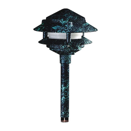 Dabmar Lighting Pagoda Light, 102S, VG, Aluminum, 2 Tier LV102S-VG