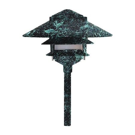 Dabmar Lighting Pagoda Light, 103, VG, Aluminum, 3 Tier LV102-10T-VG