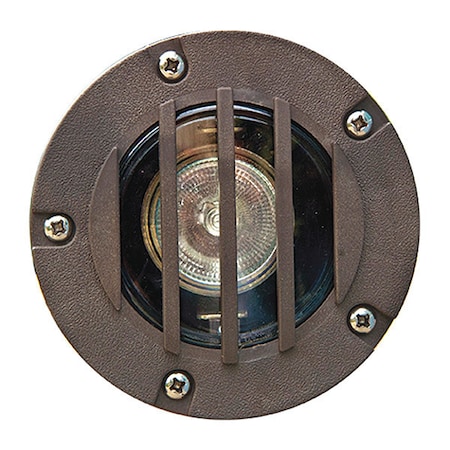 Dabmar Lighting Well Light, 346, BZ PBT, Adjustable, Grill LV346-BZ