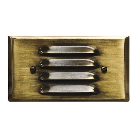 Dabmar Lighting Wall Lght, 613, Brass, Rcssd, Brick Step LV613-ABZ
